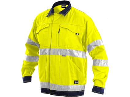 Blůza CXS NORWICH, výstražná, pánská, žluto-modrá