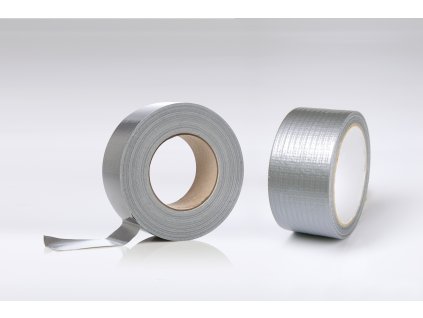 Páska stříbrná tex. lesk. profi 48mm x 50m