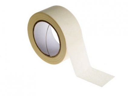 Páska lepicí krepová maskovací Solvent 50x50 m, bílá,90°C