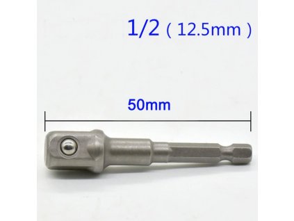 Adaptér 1/2" čtyřhran délka 50 mm