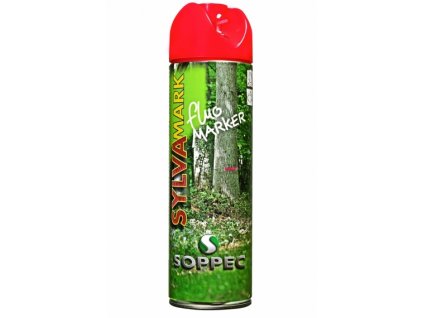 Značkovací sprej na dřevo Fluo Marker, červená