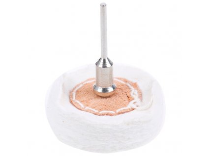 Leštící hadrový radiální kotouč bílý 50x15x3mm