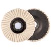 Leštící filcový lamelový kotouč překládaný 125x22mm