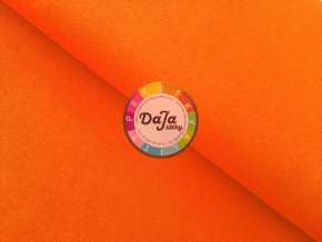 Jednobarevný úplet oranžový DaJa06