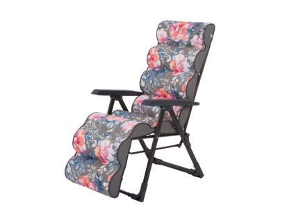 10368 1 10368 1 patio lepe plus osszecsukhato kerti szek labtartoval szurke viragos