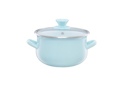 12202 1 12202 1 emalia olkusz zomancozott fazek fedovel 16 cm 2 l menta