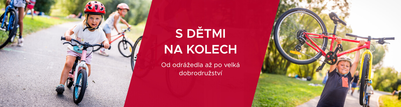 S dětmi na kolech