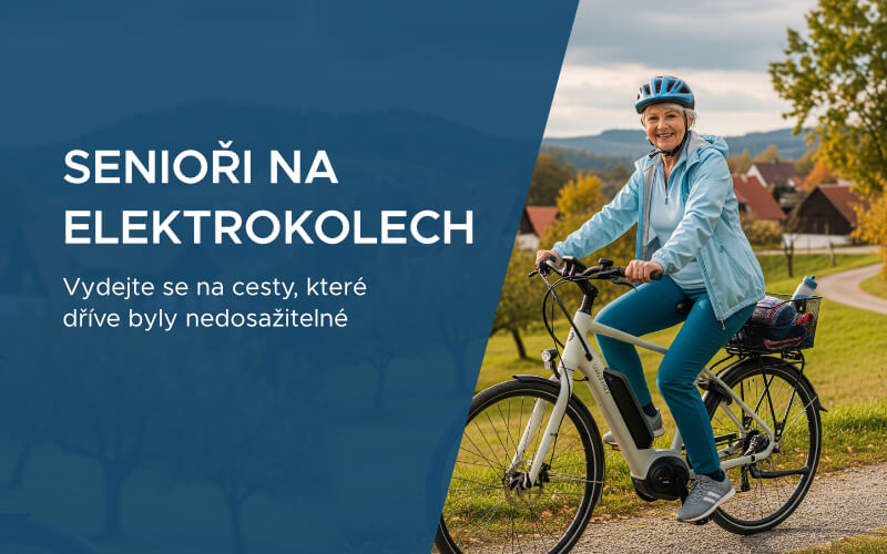 Senioři na elektrokolech