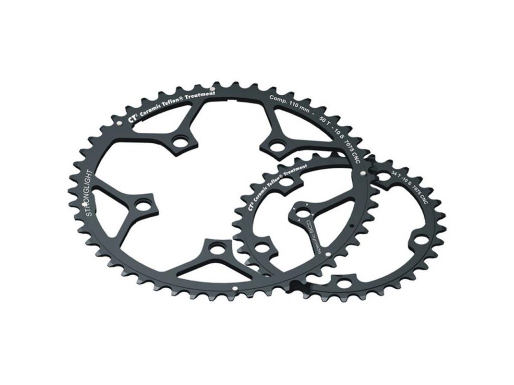 Převodník Stronglight Type 110 D vnejší 52z cerná ctamp;178;  11-st