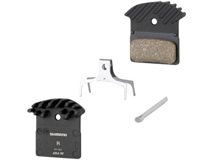 Brzdové destičky SHIMANO J05A polymerové, s pružinou+chladič