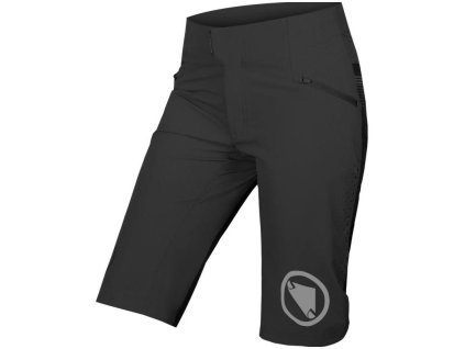 Kraťasy ENDURA  SingleTrack Lite E6170BK/S  - Black, dámské, kratší délka