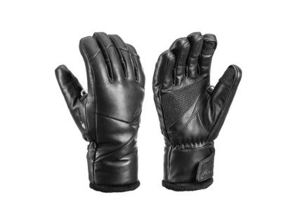 Lyžařské rukavice Leki Fiona S Lady MF touch - black