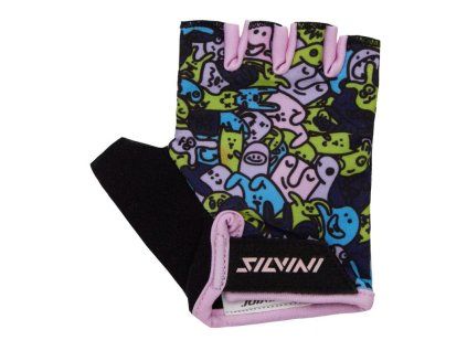 Rukavice SILVINI Locri CA2425-3293 - navy-blush, Dítě/Junior