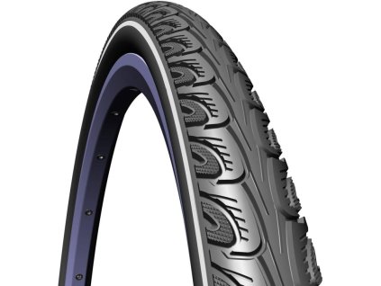 Plášť Mitas Hook 28 x 1 1/2 (40-635) V69 - černý, reflexní pruh
