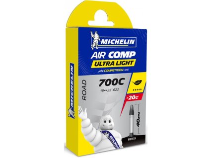 Duše Michelin AIR COMP ULTRALIGHT GAL-FV 40MM 700X18/25 916182