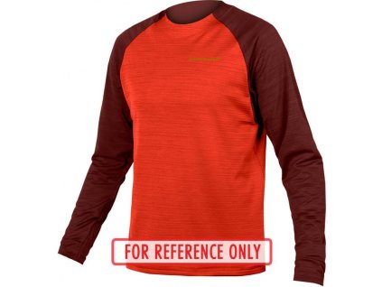 Dres ENDURA Singletrack Fleece E9155PA - Paprika, pánský
