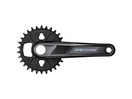 Kliky Shimano Deore FC-M6100-1 integrovaná klika 1x12 175 mm 30z bez misek, černé