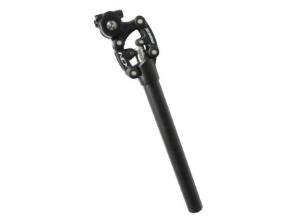 Odpružená sedlovka Suntour NCX, 27,2mm, 400mm, černá