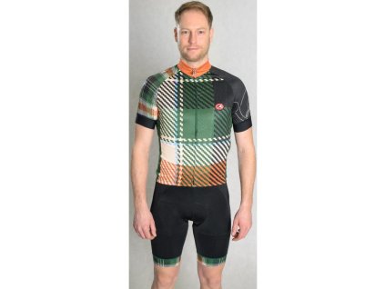 Dres Rosti City Tartan - černo-zelený