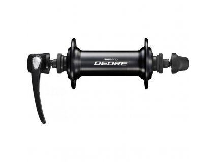 Náboj Shimano Deore HB-T610 - přední 100 mm, 32 děr, černá