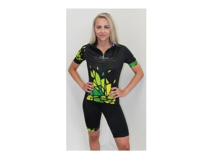 Dámské cyklistické kraťasy Rosti Explorer black green