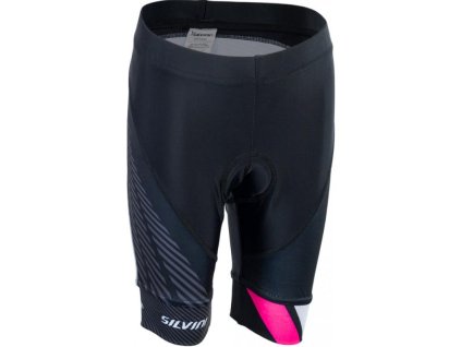 Kraťasy SILVINI Team CP1436 - black/pink, dětské