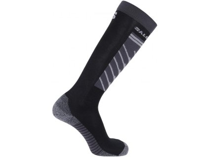 Ponožky Salomon  S/ACCESS - Deep Black/Ebony/Frost Grey