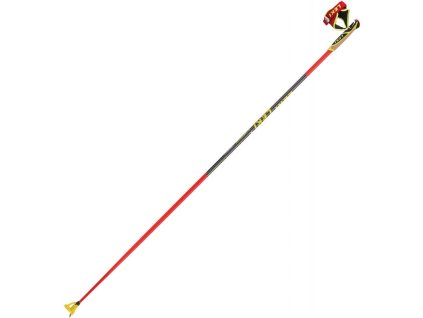 Běžecké hole Leki HRC TEAM - fluorescent red-darkanthracite/neonyellow