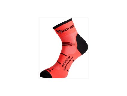 Ponožky SILVINI Orato UA445 - orange, Střední