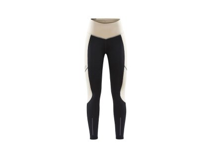 Kalhoty CRAFT ADV Essence Warm Tights 1909632-999211 - černé s béžovou, dámské