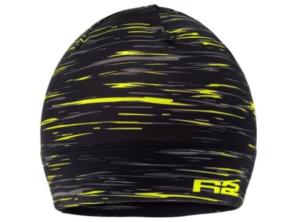 Čepice R2 Speed ATK04G - černo-žlutá, unisex