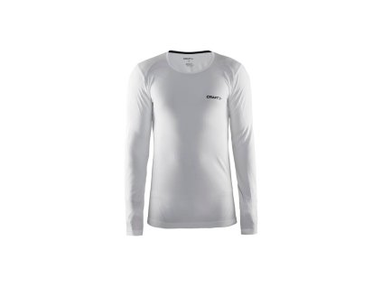 Triko CRAFT Active Comfort LS 1903716-B900 - bílé, pánské