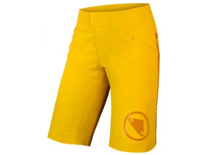 Kraťasy ENDURA  SingleTrack Lite E6170YS - Yellow, dámské, standartní délka