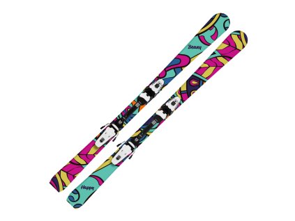 Lyže BEANY HAPPY + vázání VIST JUNIOR 75