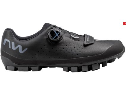Tretry Northwave Hammer Plus Wide - pánské, Black/Dark grey