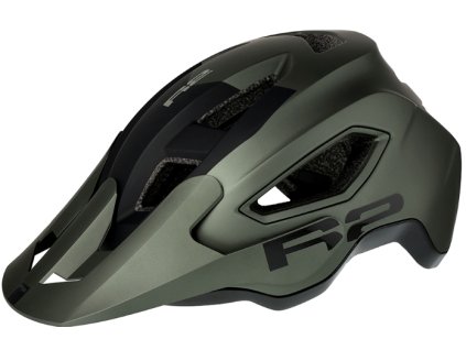 Přilba R2 Terraform ATH41D - tmavě olivová/černá