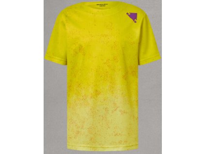 Dres ENDURA Strack Core Tee E7169ENC - Yellow, dětský