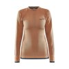 Triko CRAFT ADV Warm Intensity LS 1912644-716678 - oranžové, dámské