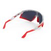 Brýle Rudy Project Defender White Gloss/Bumpers Red Fluo - Multilaser Red