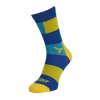 Ponožky SILVINI Bardiga UA1642 - Navy-lime, vysoké