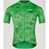 Dres ENDURA PRO SL S/S PRINT E3264GEM - zelený, pánský