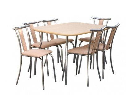 Jídelní stůl ALEX (bez židlí) Metpol 100/74/60