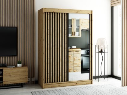 Šatní skříň LAMELO 2 Abika 150/200/62