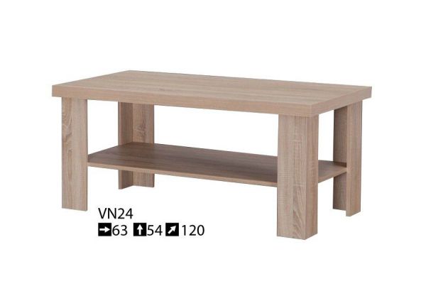 Mlot Konferenční stolek VENUS VN24 Mlot 63/54/120 Barva: dub-sonoma