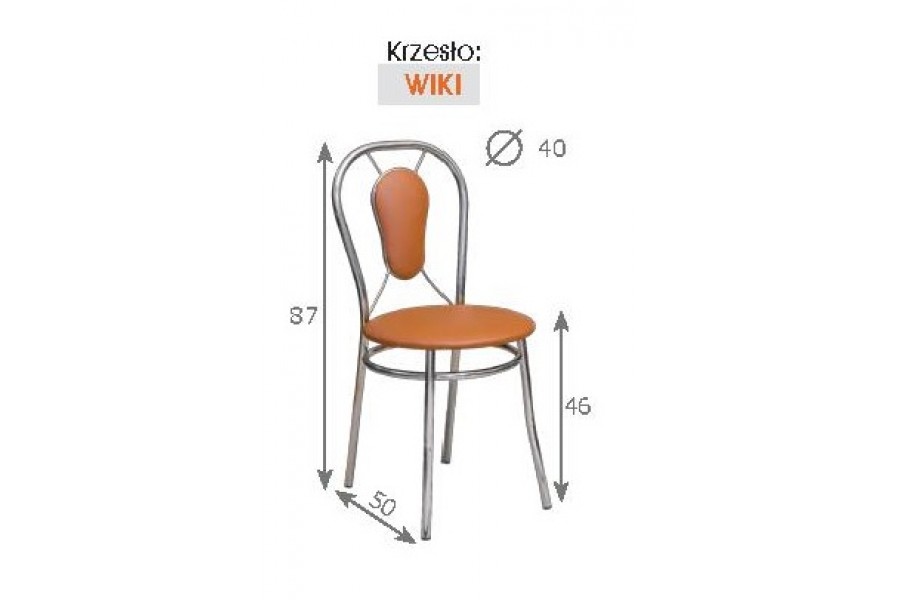 Metpol Jídelní židle Wiki Metpol 87 x 50 x 46 cm Barva: Bílá