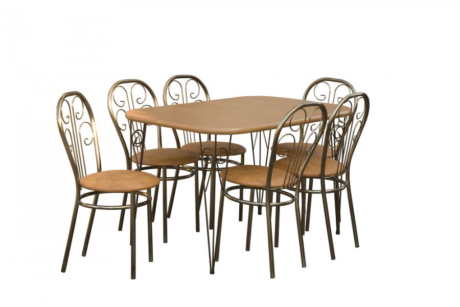 Metpol Jídelní stůl RETRO (bez židlí) Metpol 100/74/60 Barva: cerna