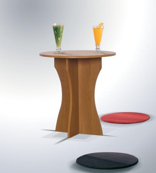 Maridex Konferenční stolek kulatý Maridex 64/60 Barva: orech-svetly
