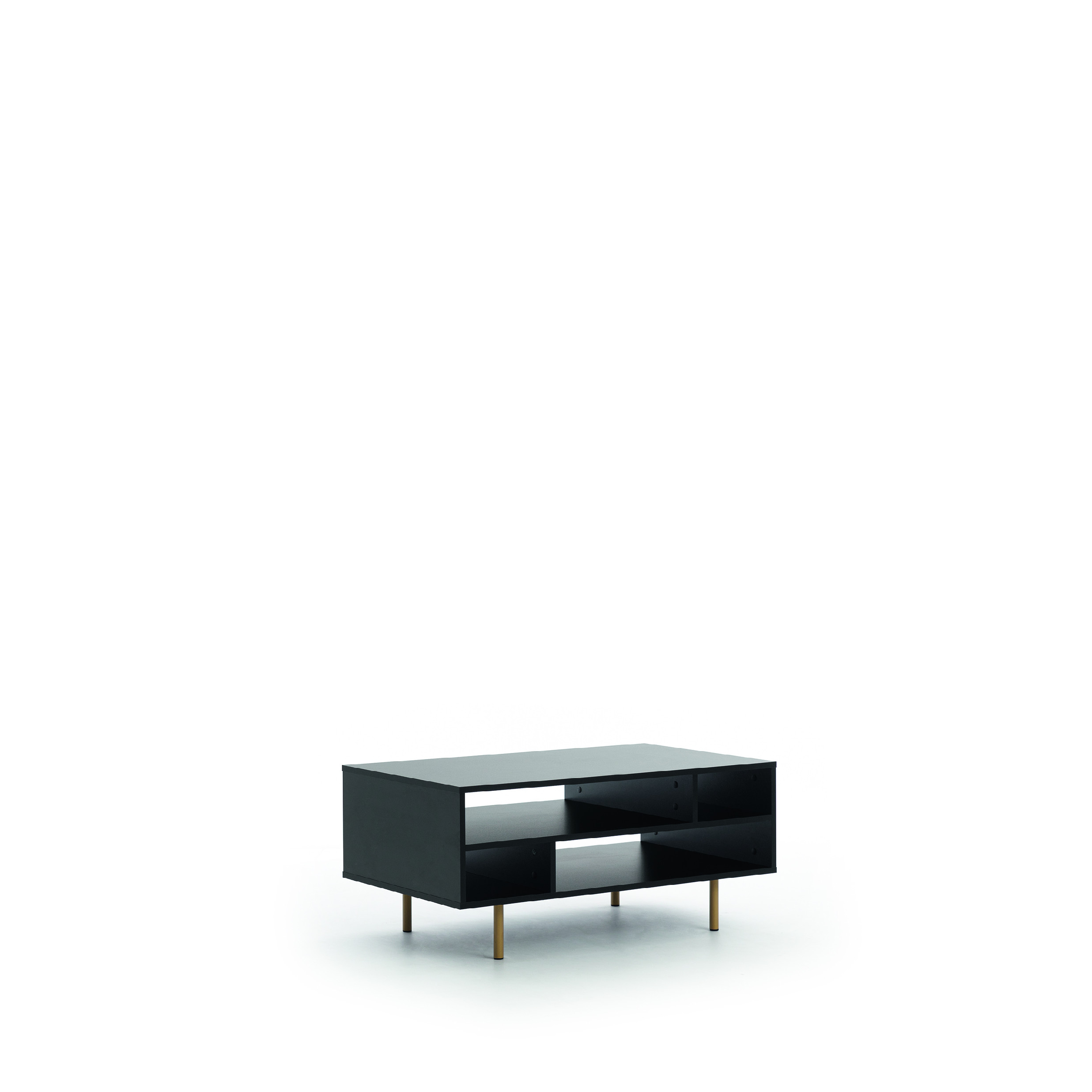 Levně Gib Meble Gib Meble Konferenční stolek Nubia Gib 100/45/60 barevné provedení: černý mat