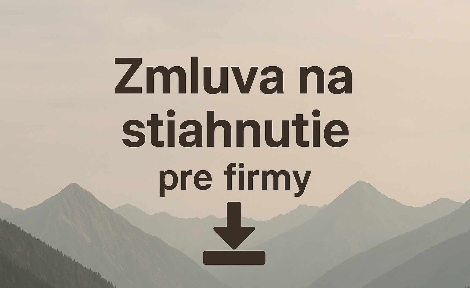 Zmluva pre firmy