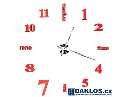 42346 nalepovaci 3d nastenne analogove hodiny